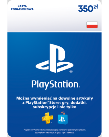 PlayStation Store 350 PLN
