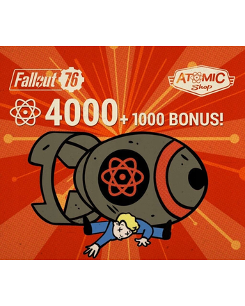 Fallout 76: 4000 (+1000 Bonus) Atoms (Xbox One) (Global)