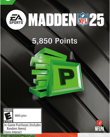 Madden NFL 25: 5850 Madden Points (Xbox One / Xbox Series X/S) (Europe)