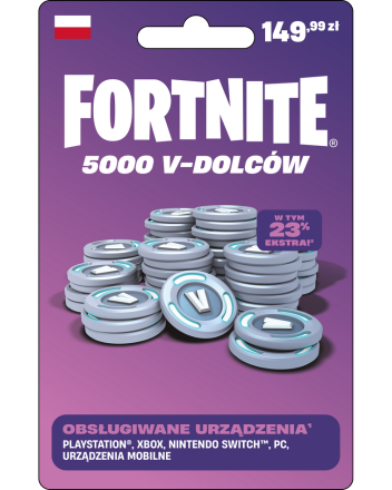 FORTNITE 5.000 V-DOLCÓW